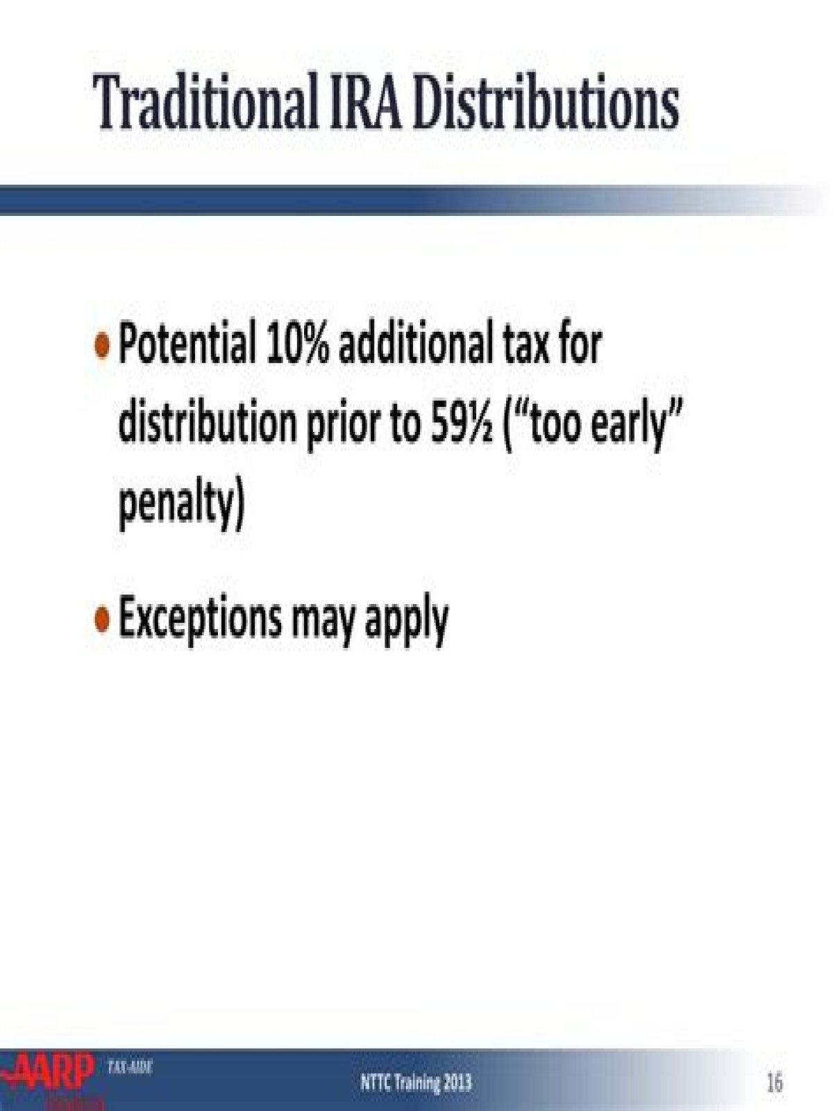 How are distributions from a traditional IRA taxed?