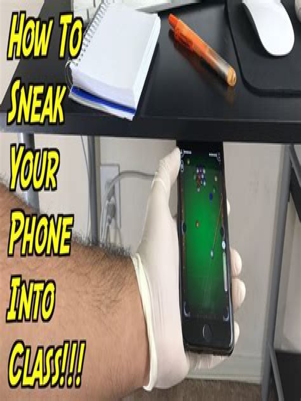 How can I sneak my phone at night?
