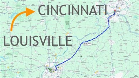 How far is Cincinnati from New Jersey?