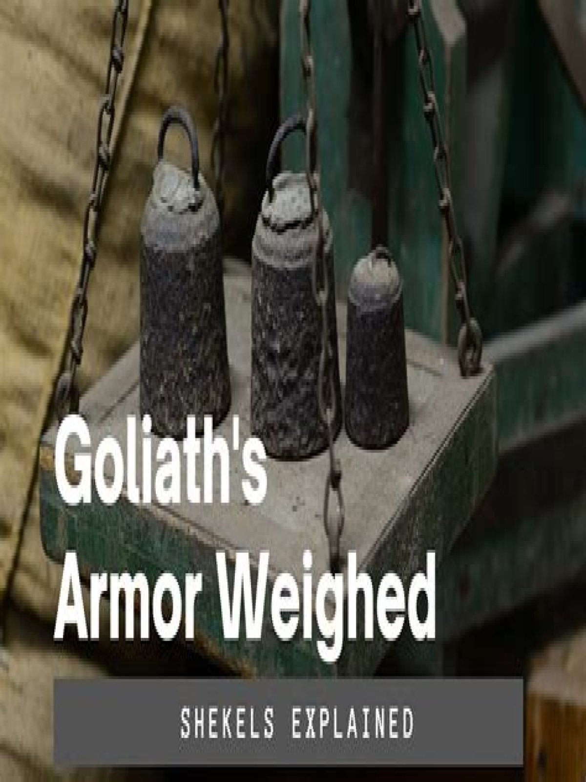 How heavy is a shekel of iron?