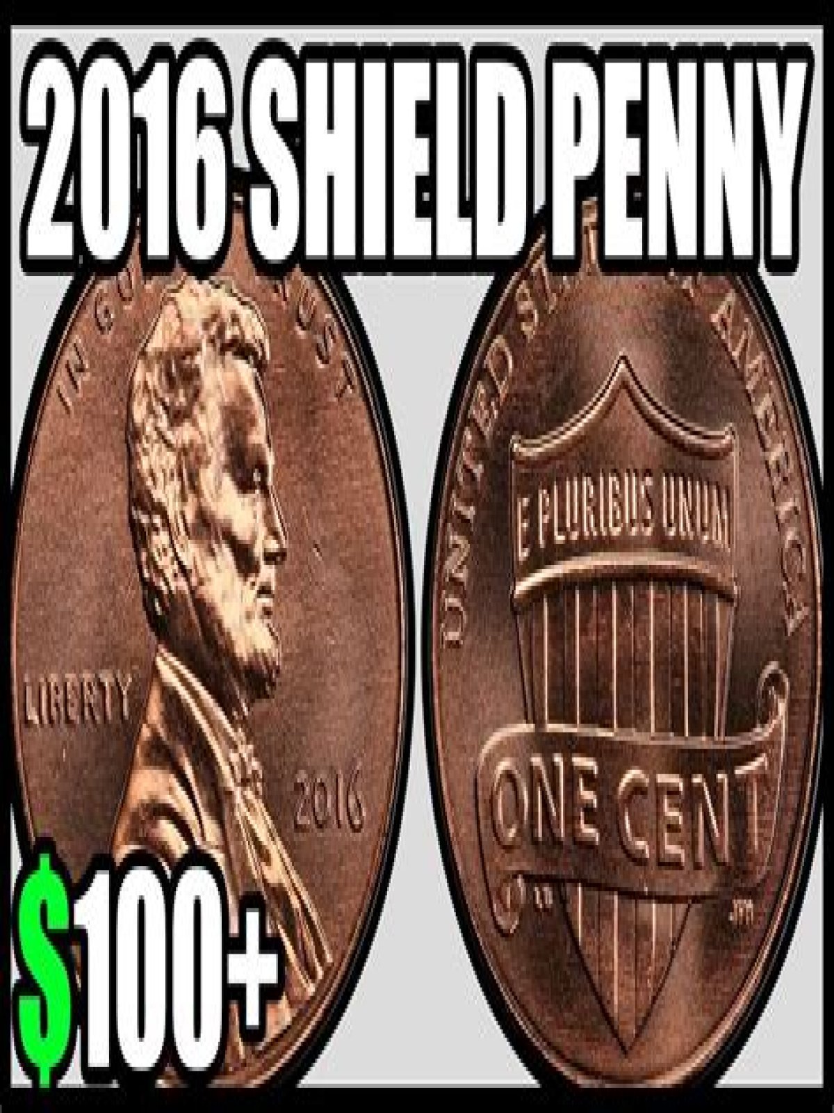 How much are 2016 pennies worth?