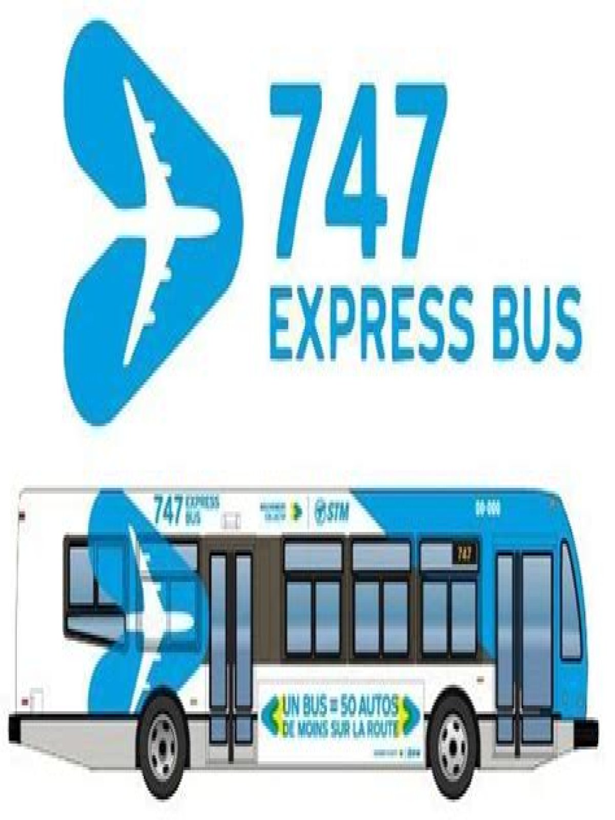 How much is the 747 bus?