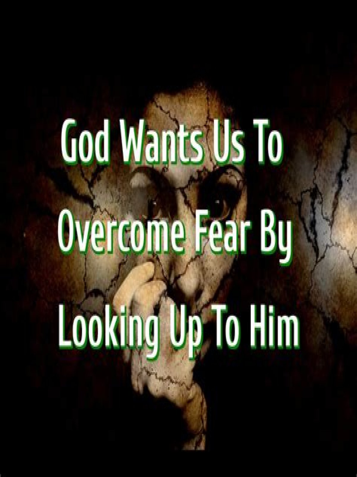 What does God want us to overcome?