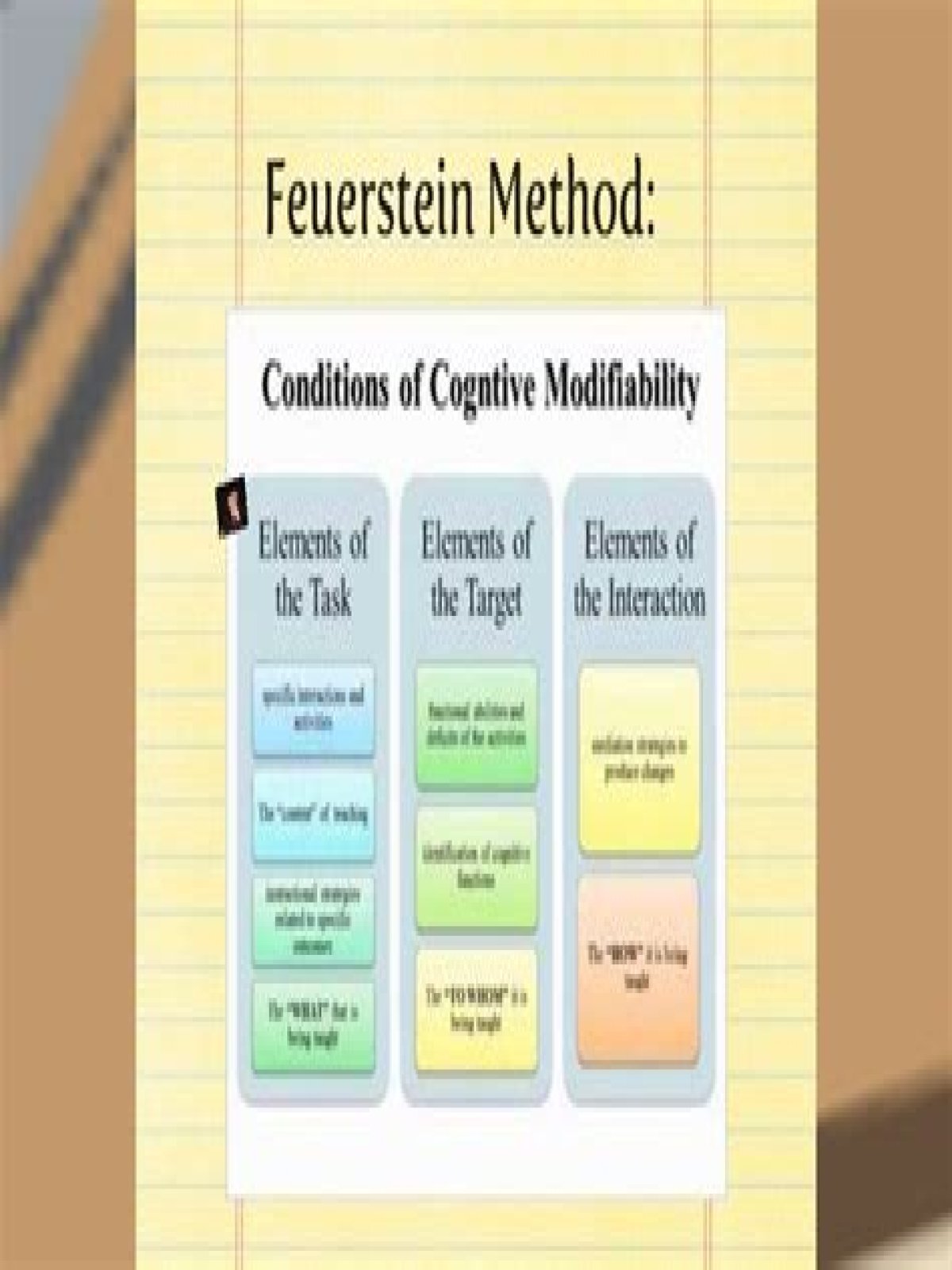 What is Feuerstein theory?