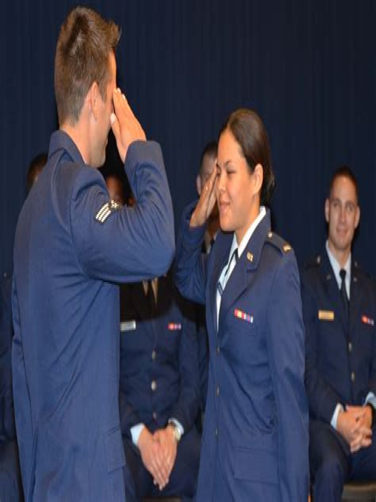 Who gets your first salute?