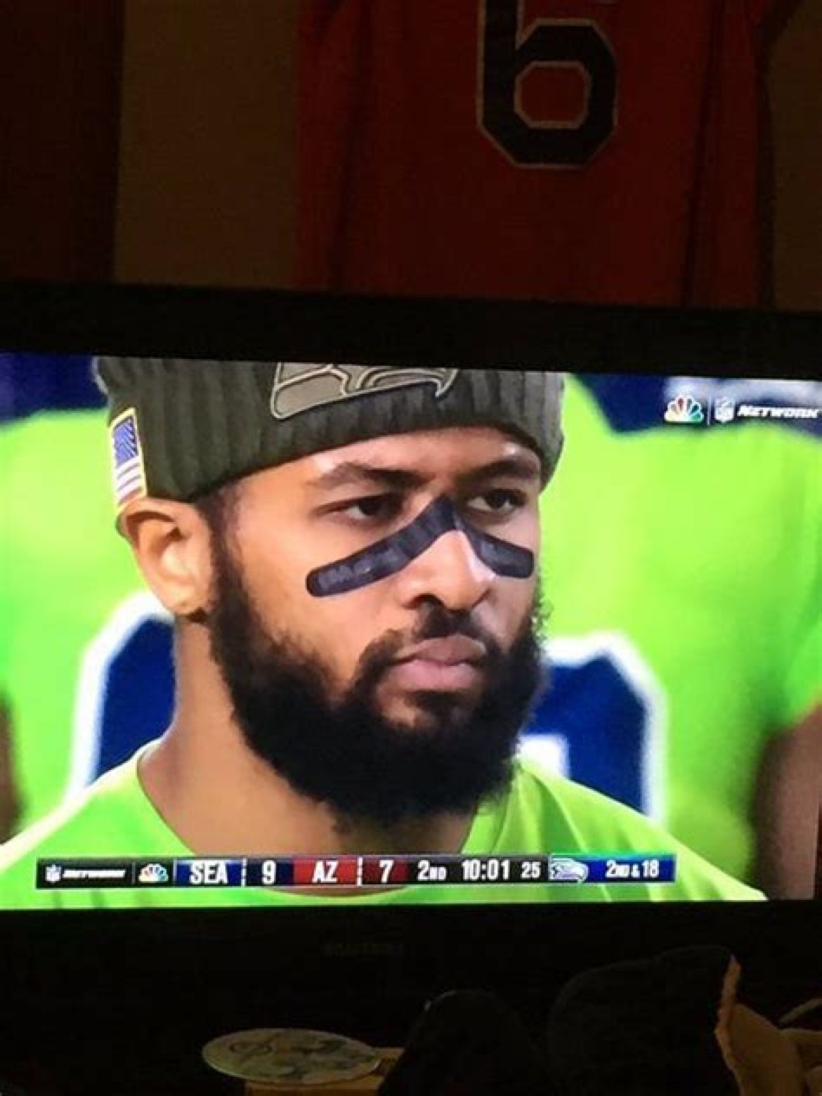 Why do football players put black underneath their eyes?
